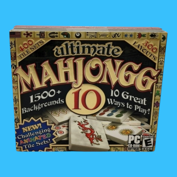 Vintage Sealed PC-CD ROM Software Games Ultimate Mahjongg 10 + SNAP! Mahjongg - Picture 3 of 8